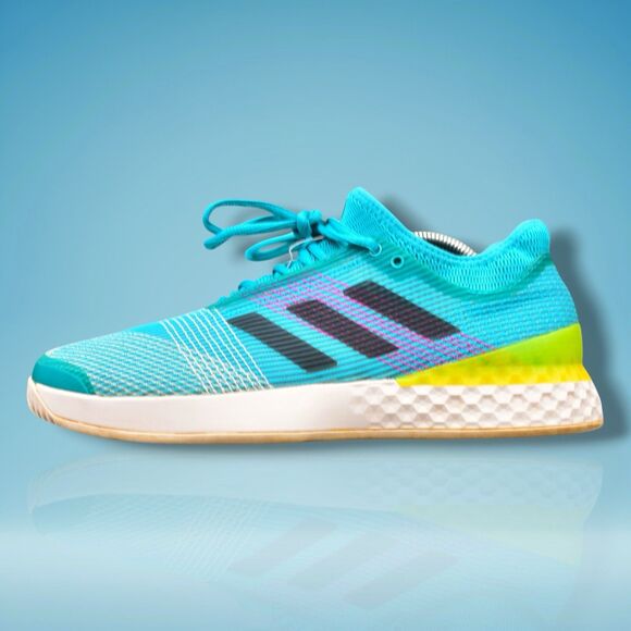 adidas adizero ubersonic 3 tennis sneakers shoes gym mens size 10 blue cp8852 main image 9